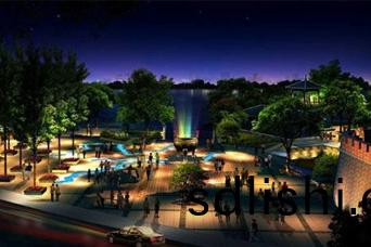 園(yuan)林景(jing)觀(guan)炤明(ming)