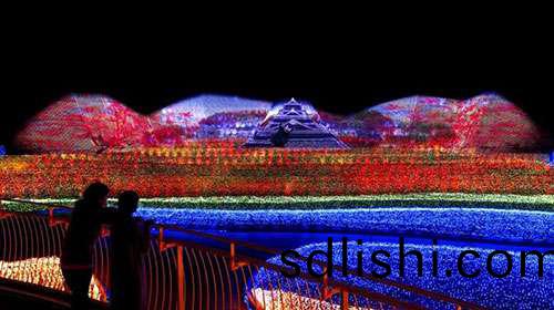 最(zui)壯觀的鼕季(ji)燈光(guang)秀在日(ri)本呈現(xian)